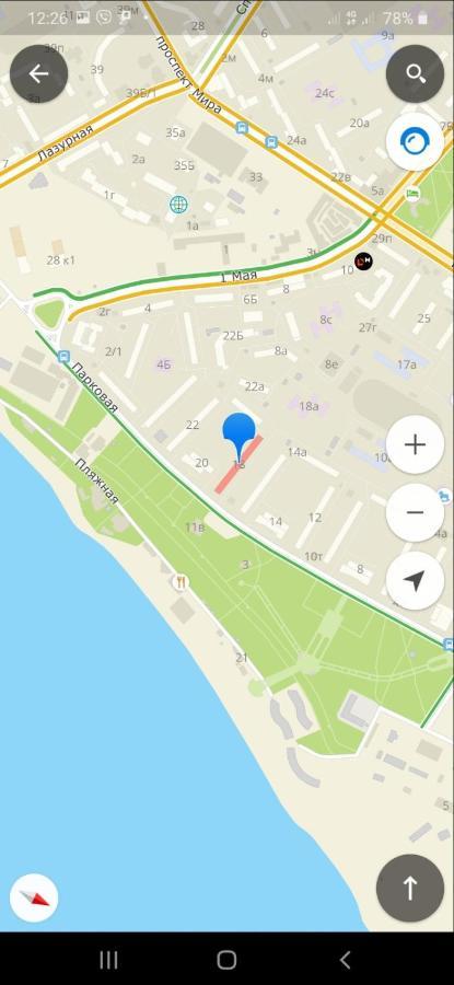 Двухкомнатная Квартира 300М От Моря Ул Парковая 18 Отчетные Док Csornomorszk Kültér fotó
